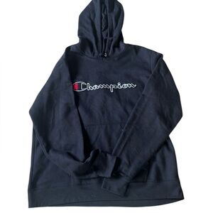 Champion men’s black sweatshirt, extra large, NWOT hoodie hand warmer pockets